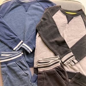 2 children's sweatshirt sets